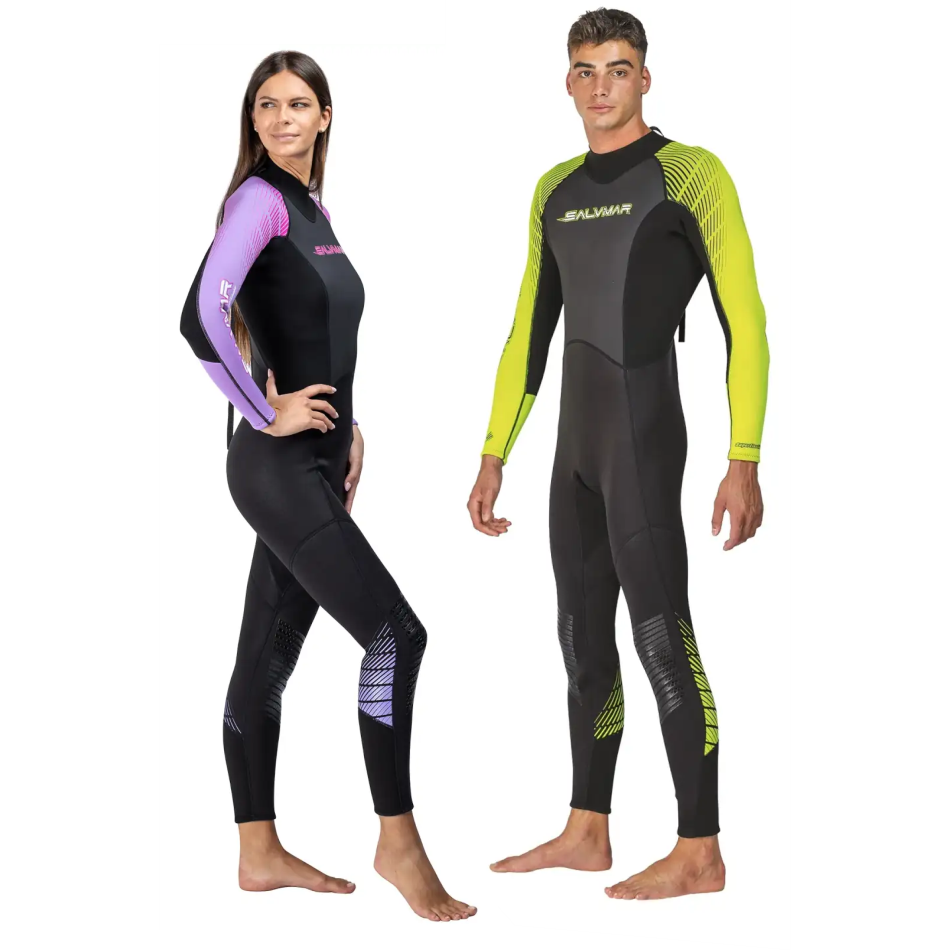Muta da snorkeling Caribe di Salvimar in versione da uomo e da donna, colori vari. Vista frontale
