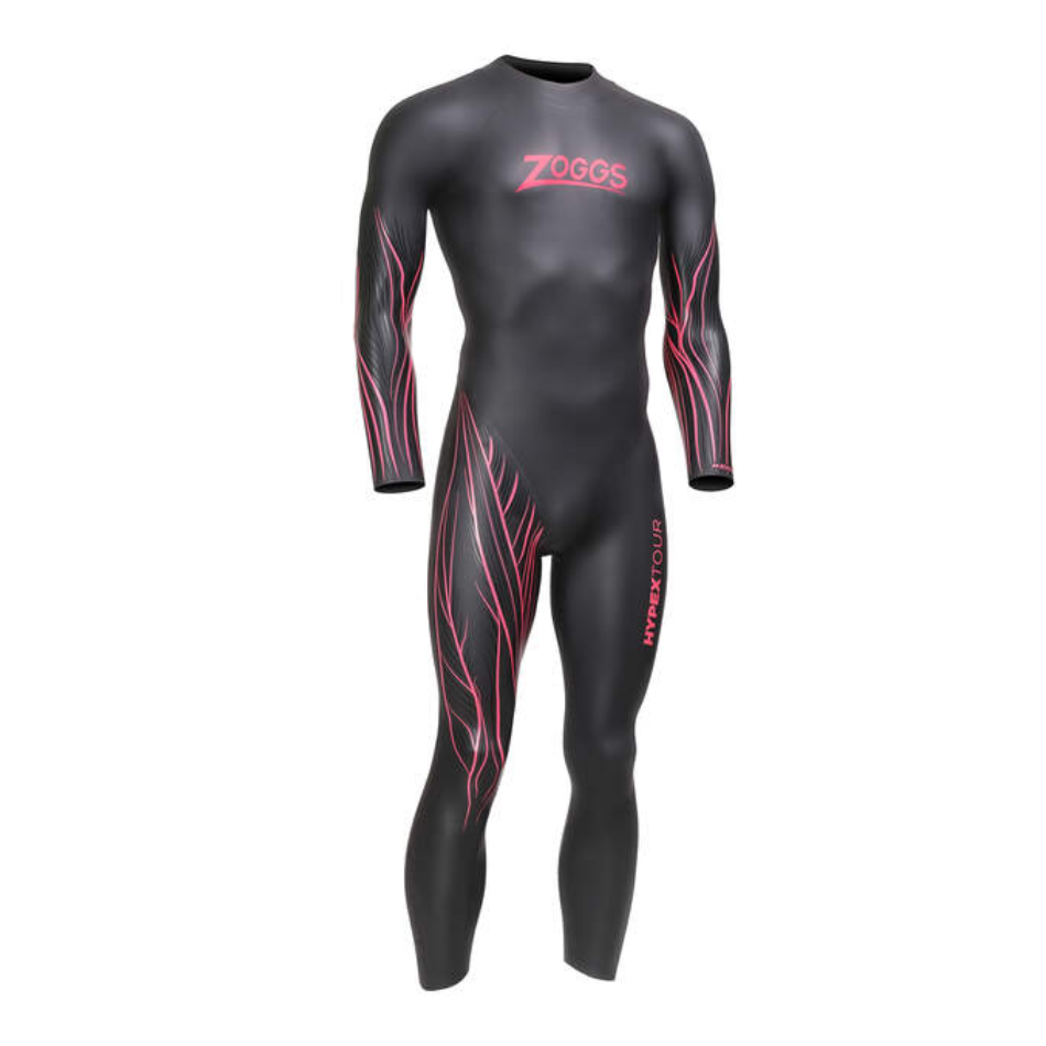 Muta da uomo Zoggs Hypex Tour FS in neoprene, per nuoto in acque libere e triathlon. Vista frontale