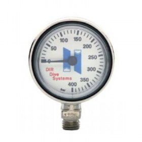 Manometro Per Bombole Subacquee - Acciaio Inox, Portata 400 Bar, Per Immersioni Professionali