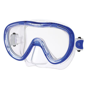 maschera-tusa-kleio-II-clear-blu