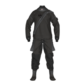 Muta stagna Ursuit Cordura FZ Black in trilaminato rivestito in cordura, colore nero. Vista frontale