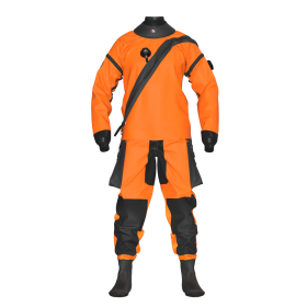 Muta stagna Ursuit Cordura FZ Black in trilaminato rivestito in cordura, colore arancione. Vista frontale