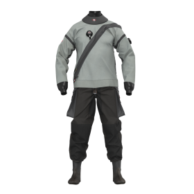 Muta stagna Ursuit Cordura FZ Black in trilaminato rivestito in cordura, colore argento. Vista frontale