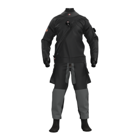 Muta stagna Ursuit Softdura Black in trilaminato con rinforzi in cordura, colore nero. Vista frontale