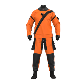Muta stagna Ursuit Softdura Orange in trilaminato con rinforzi in cordura, colore arancione. Vista frontale